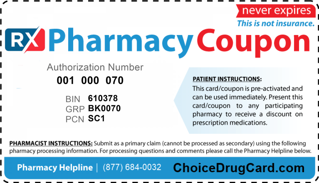 Print Discount Drug Coupon