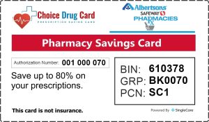 Albertsons Pharmacy Prescription Discount Card