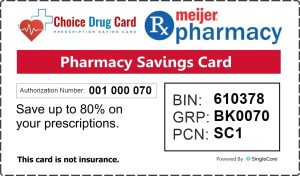 Meijer Pharmacy prescription discounts