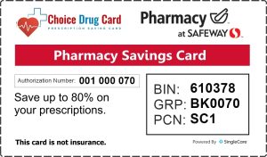 Safeway Pharmacy Discount Card