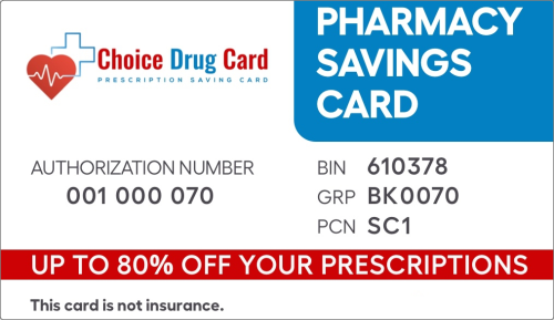 Prescription Discount Card - Save on medications at the pharmacy