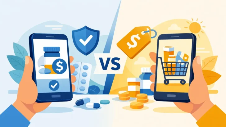 Rx Savings Phone App vs GoodRx